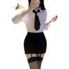 Sexy Female Secretary Hip Skirt Sexy Underwear Workplace Style Shirt Seduction Teacher Nightclub Suit
