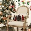 Rustikale Weihnachtsbaum Wurfkissenbezug - Maschinenwaschbarer gewebter dekorativer Kissenbezug für Sofa, verschiedene Raumtypen 1 Stück