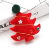 Velvet Tree Christmas Holiday Hairpin Girl Cute Plush Hairpin Children Gift Wholesale