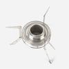 SHGO-Aluminum Alcohol Burner 100Ml Mini Backpacking Stove Stainless Steel Folding Stand