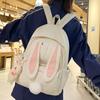 Children's schoolbag, elementary school students, junior high school girls, high value rabbit ears, high school backpack, fashion backpack