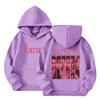 Kids Long Sleeve Letter Print Hooded Sweatshirt Pullover