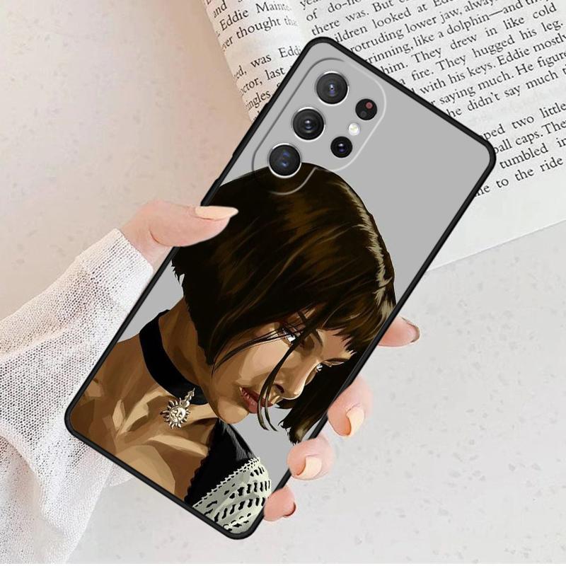 Cartoon Killer Leon Uncle Girl Phone Case For Samsung Galaxy S25 S23 S30 S8 S21 S20 FE S24 S22 Note 10 20 Plus Lite Ultra