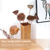Schöner Halter Kleine Vase Blume Moderner Blumentopf Korb Tulpe Seetang Hoch Weide für Blumen Gewebt