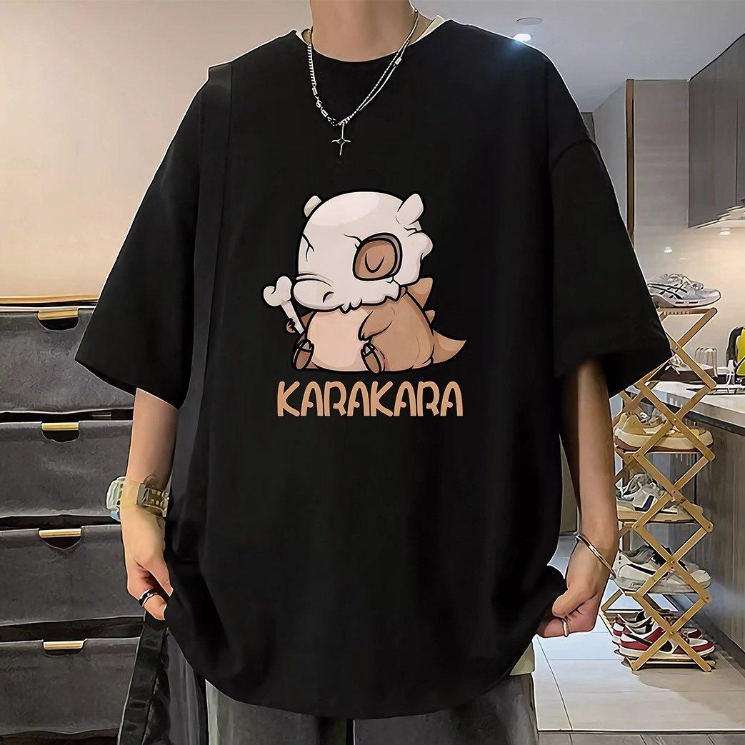 

Pokémon Japanese Anime Shortsleeved Tshirt for Men Summer Loose Anime Tshirt Shirt 4XL