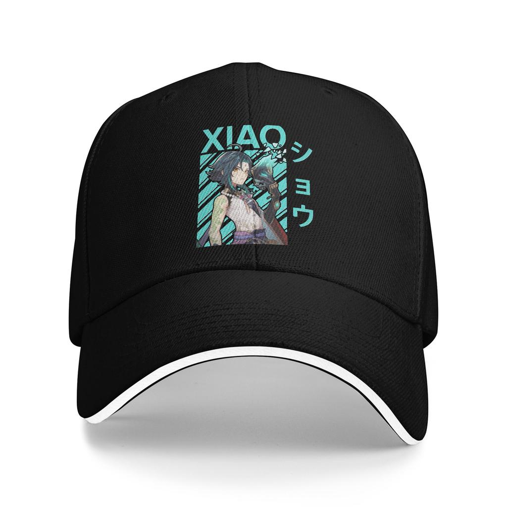 Wanderer Cat Neko Cat Long Baseball Cap Popular Genshin Impact Sandwich Caps for Unisex Women Adjustable Dad Hat Outdoor