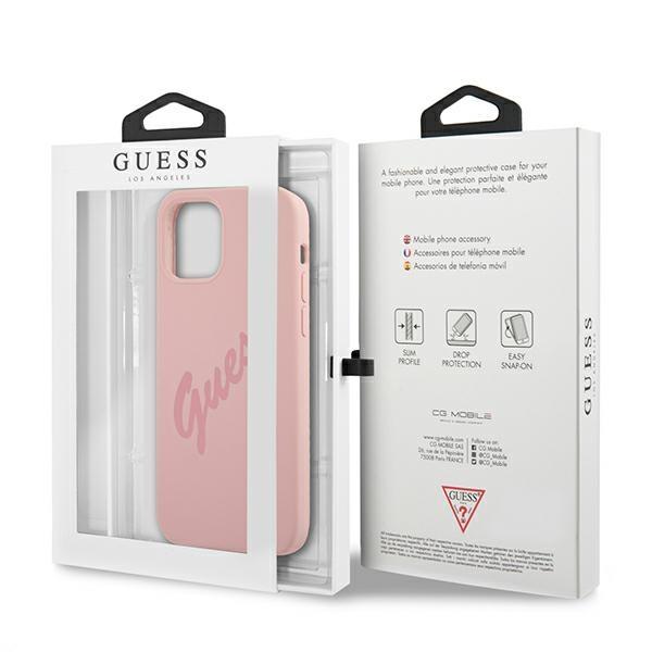 Guess Guhcp12Llsvspi Iphone 12 Pro Max6,7 Różowy/Pink Hardcase Script Vintage