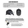 Stylish DOT/ECE Certified Skeleton Motorcycle Half Helmet - Lightweight & Breathable Bike Helmet for Men & Women, Skull Design,