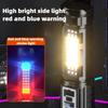 5000MAH Powerful dual light source flashlight built-in 18650 battery rechargeable Type-c flashlight fishing hunting flashlight