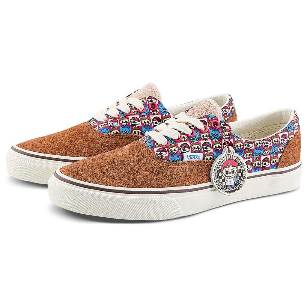 Vans The Monsters X Era Labubu Unisex Sneakers Brown Blue Red VN000EWZDFO