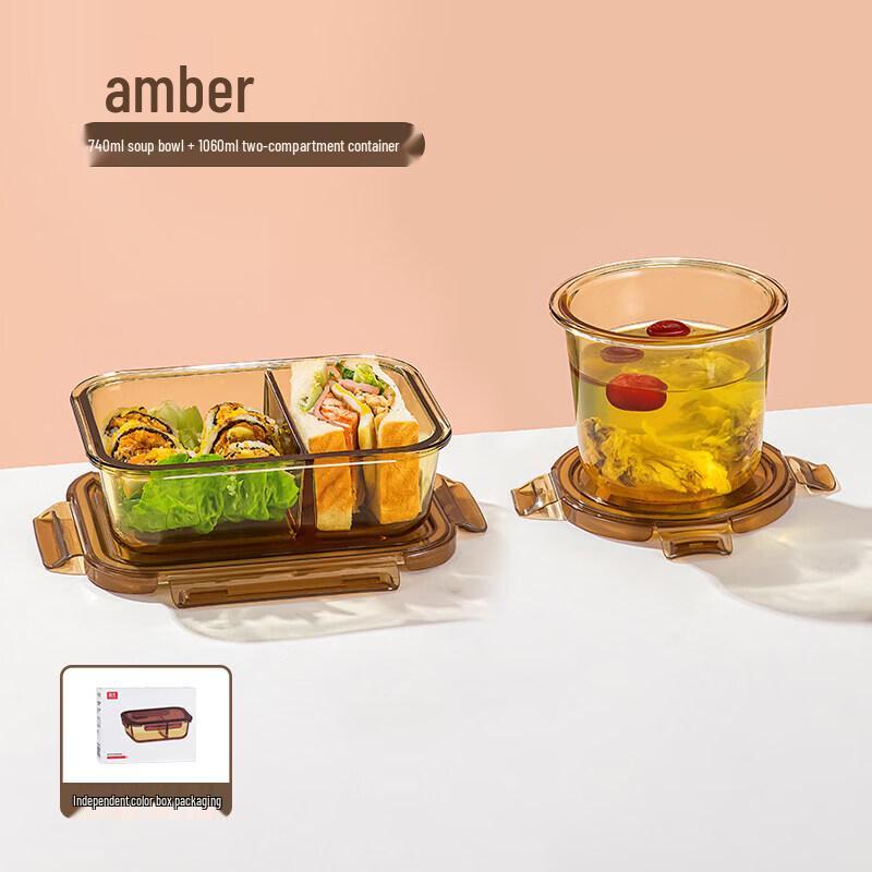 Microwaveable Borosilicate Glass Lunch Box