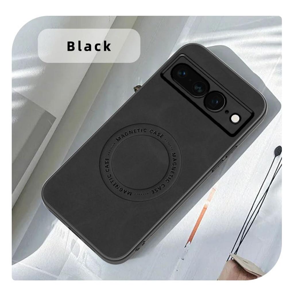 Premium Retro Leather Grain TPU Case for Google Pixel 7 Pro Anti‑Drop Business Phone Shell
