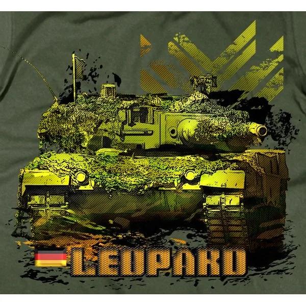 Bundeswehr Esercito Tedesco Leopard Carro Armato Principale T-Shirt Manica Corta Casual 100% Cotone Girocollo Estate T-Shirt Uomo Taglia S3XL