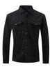 2024 Men's European American Suede Lapel Casual Jacket - Spring/Autumn Style