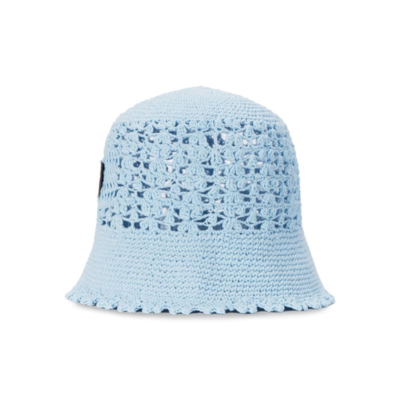 VARZAR VA Plate Crochet Bucket Hat Sky