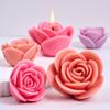 3D Rose Flower Shape Silicone Candle Mold DIY Aromath Soap Candles Molds Chocolate Baking Making Valentine's Day Craft Gifts