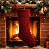 Personalized Christmas Stockings Custom Embroidered Name Large Monogram Knit Christmas Family Stocking for Holiday Party Decor