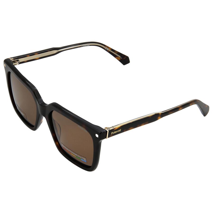 Polaroid Polarized Bronze Square Ladies Sunglasses Pld4115sx 0086 Sp 54