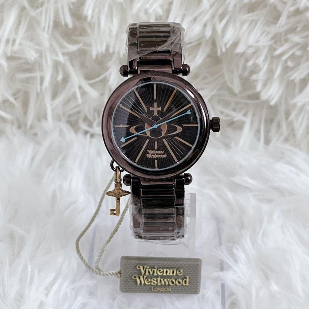 Used Working Vivienne Westwood Watch with Orb ChaRM, Box Included, Quartz