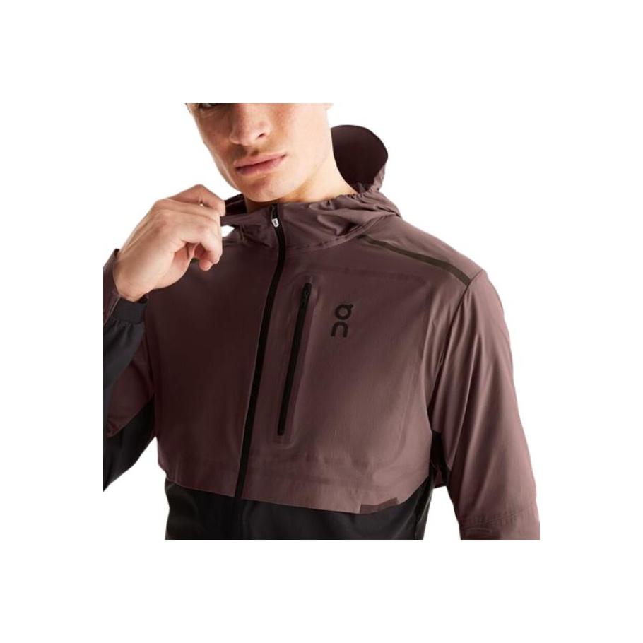 On Weather Running Windproof Waterproof Breathable Jacket Men Jacket Purple Black 104.01319