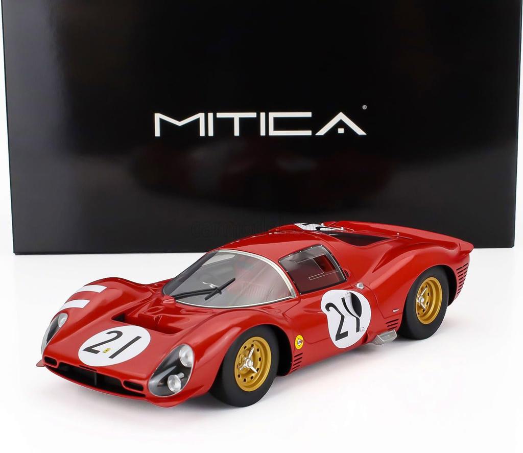 MITICA-R 1/18 Ferrari 330 P3 Coupe Le Mans 24H 1966 #21 Le Mans BANDINI/GUICHET Resin Model