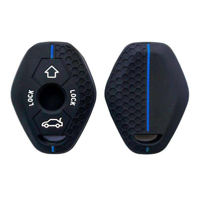 Remote Key Cover Protective Shell Full Protection Key Fob Case Scratchproof Protector Silicone Car Key Case for E46