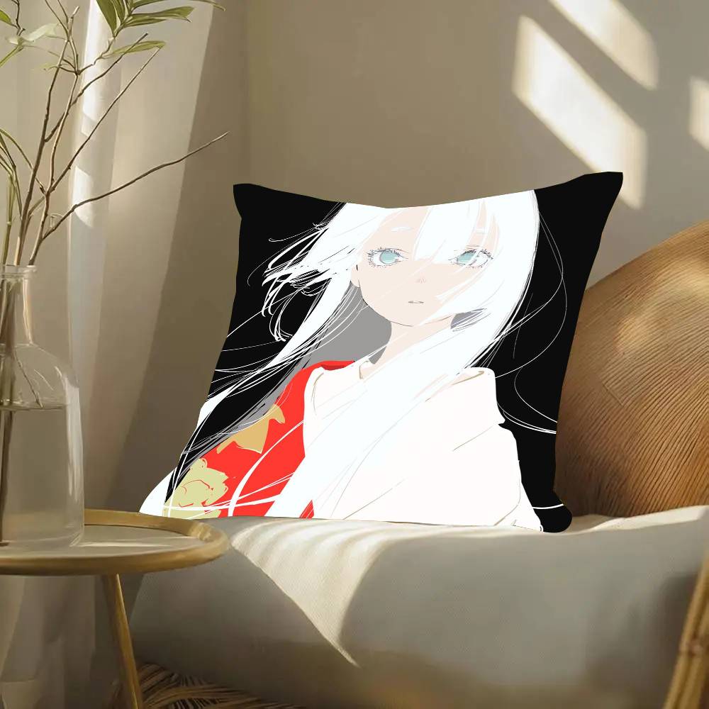 Anime The H-Heike Story Pillow Case Fashion Square Pillowcase Bedroom Sofa Room Ins Decoration Leisure