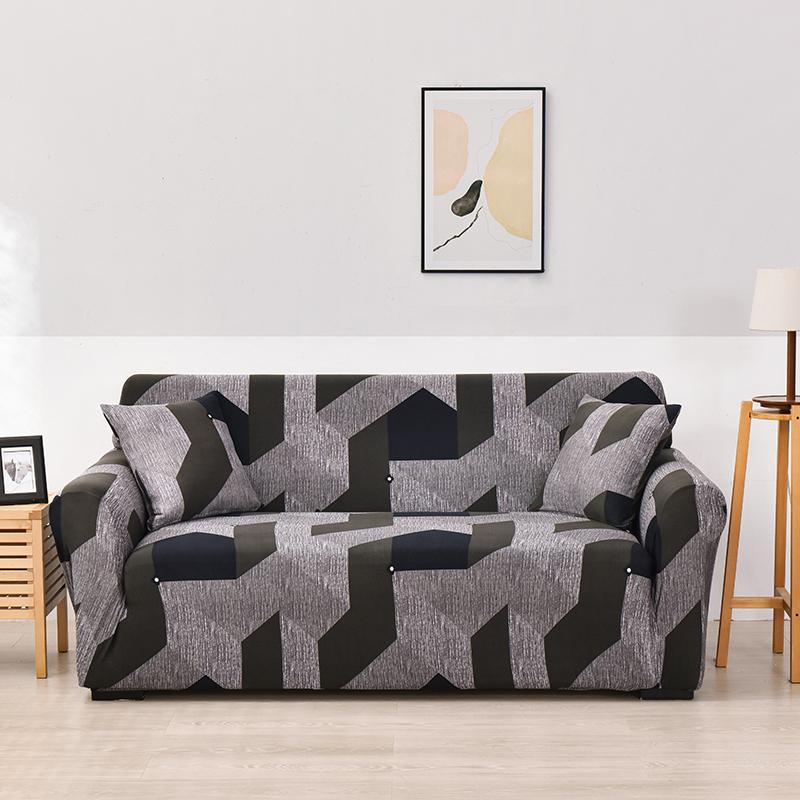 Sofa Cover Geometric Couch Cover Pets Corner L Shaped Chaise Longue Sofa Slipcover 1Pc