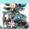 Elegant Pvc Christmas Ornament Hanging Decorations Gift Box For Festive Holiday Decor