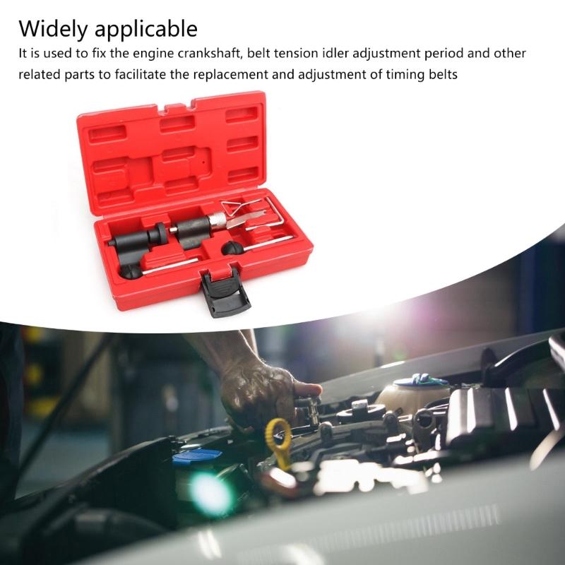 Comprehensive Timing Belt Crankshaft Locking Tool Kit For T10050 T10100 1.2 1.4 1.9 2.0TDI Engine Maintenance
