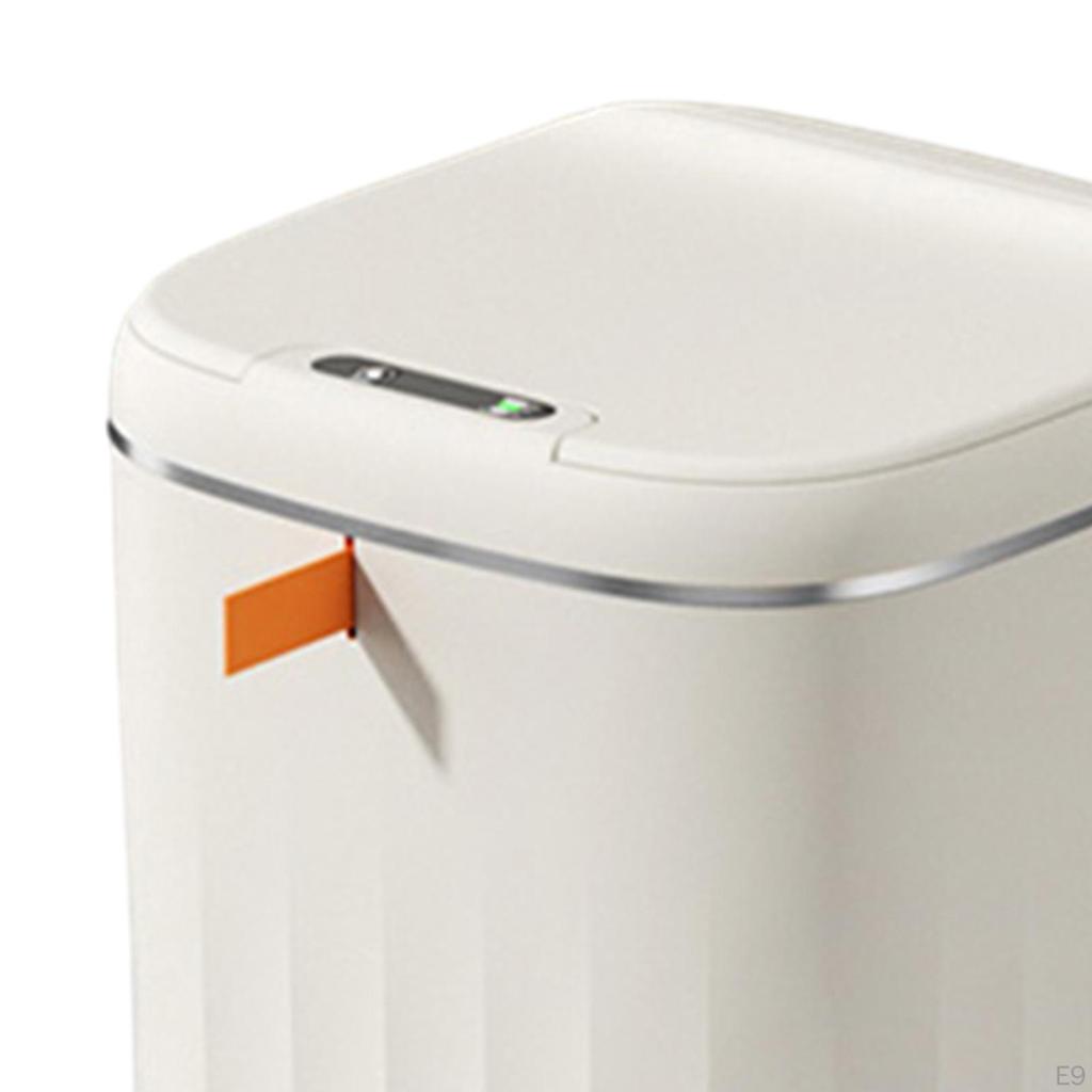 Automatic Garbage Can, Electric Bin with Lid, Bathroom Trash Cans Lids for Kitchen,