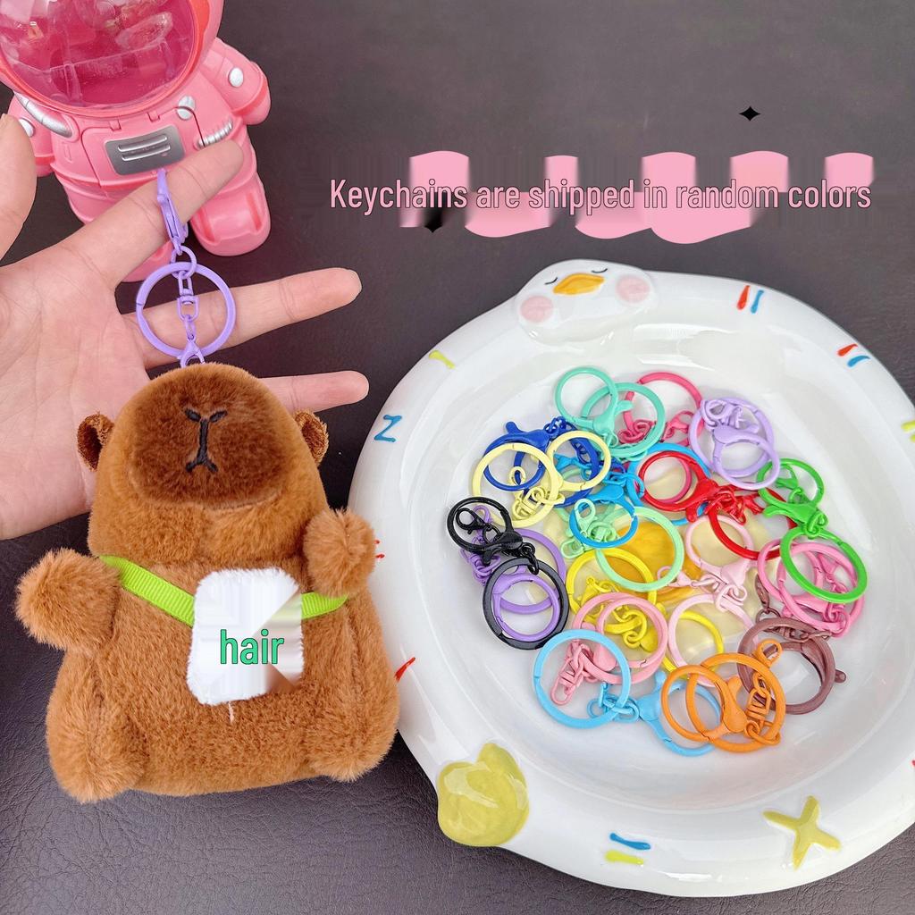 Capybara Anheng Plysjdukke Ryggsekk Nøkkelring - Internettkjendis Hot-Selling Veskeanheng