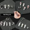Joint Ring Armor Set Ring Protective Nail Rings Finger Nail Rings Women Opening Rings Rings Sets