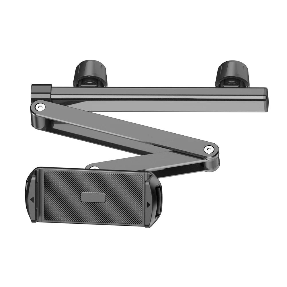 Car Headrest Tablet Holder Stand With Rotating Telescopic For 6-12.9inch Phone/tablet
