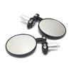 Motorcycle Handlebar Accessory Hand Rear View Side Mirrors 22mm 7/8" 1 Pair Universal