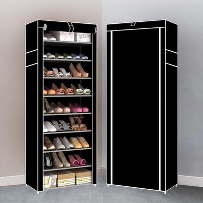 Large Capacity Multi-layer Dustproof Shoe Rack for Home, Rental, or Dormitory
