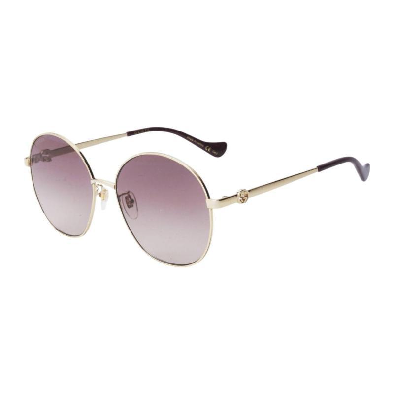 GUCCI Round Frame Metal Fashion Simple Vintage Sunglasses Round Unisex