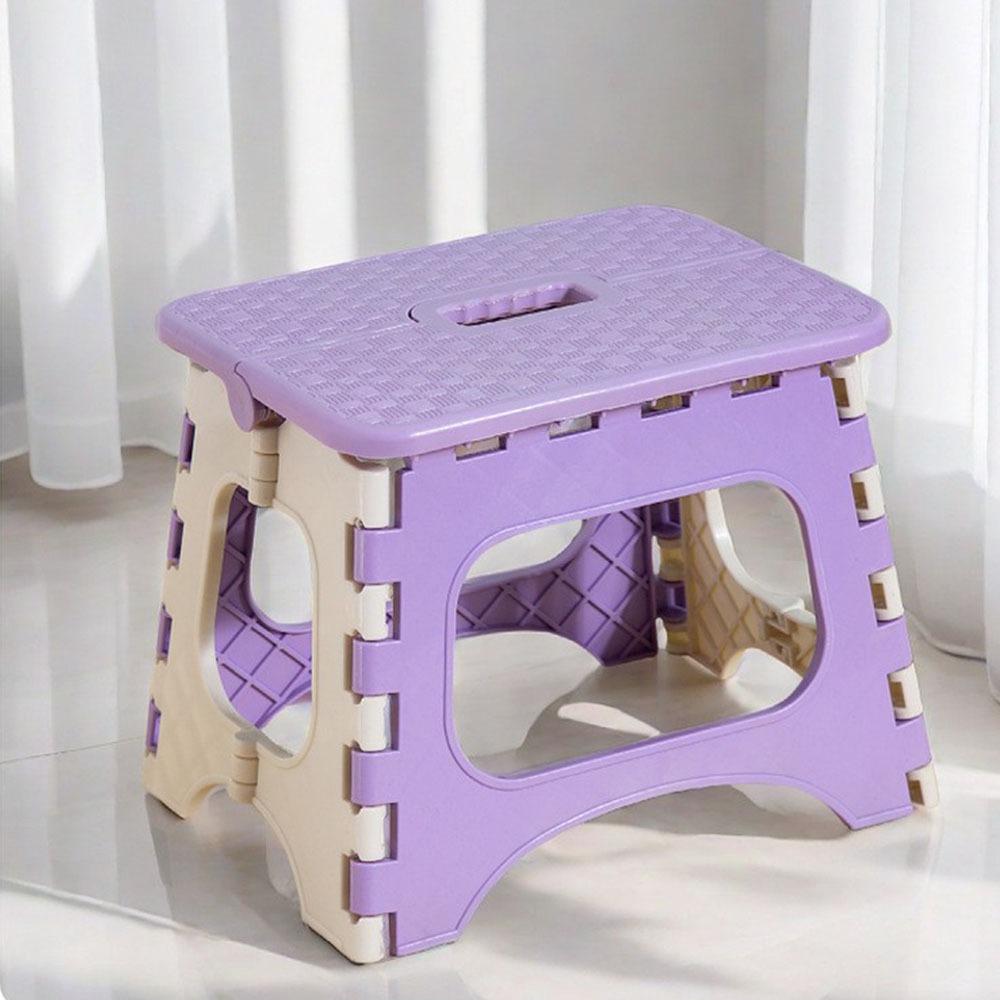 Lightweight Small Bench  Chair Plastic Shoe Changing Stool Portable Folding Stool  Children Adult