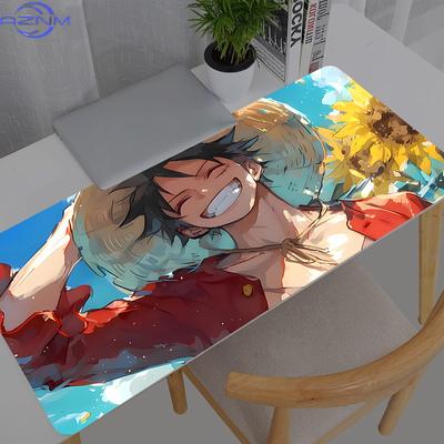 Large Mouse Pad One Piece Luffy New Pc Speed For ESports Players Laptop Computer Keyboard Desk Mat Xxl Mousepad