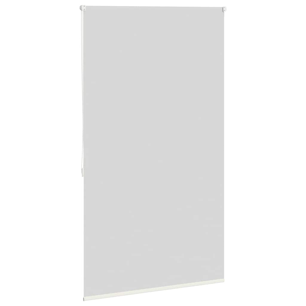 Roleta Okienna Zaciemniająca Ciemna Biel 120 X 175 Cm