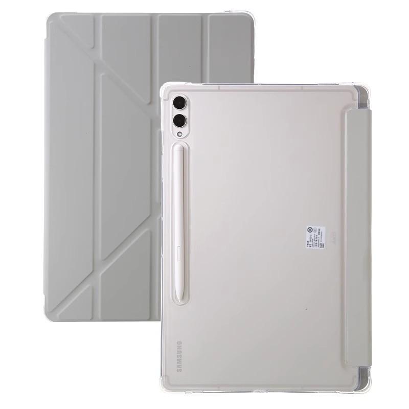 For Samsung Tab S10 S9 FE 10.9 Plus 12.4 13.1 Inch Case Acrylic Back Cover For Galaxy Tab A9 Plus S9 Fe 11" Pen Holder Cases