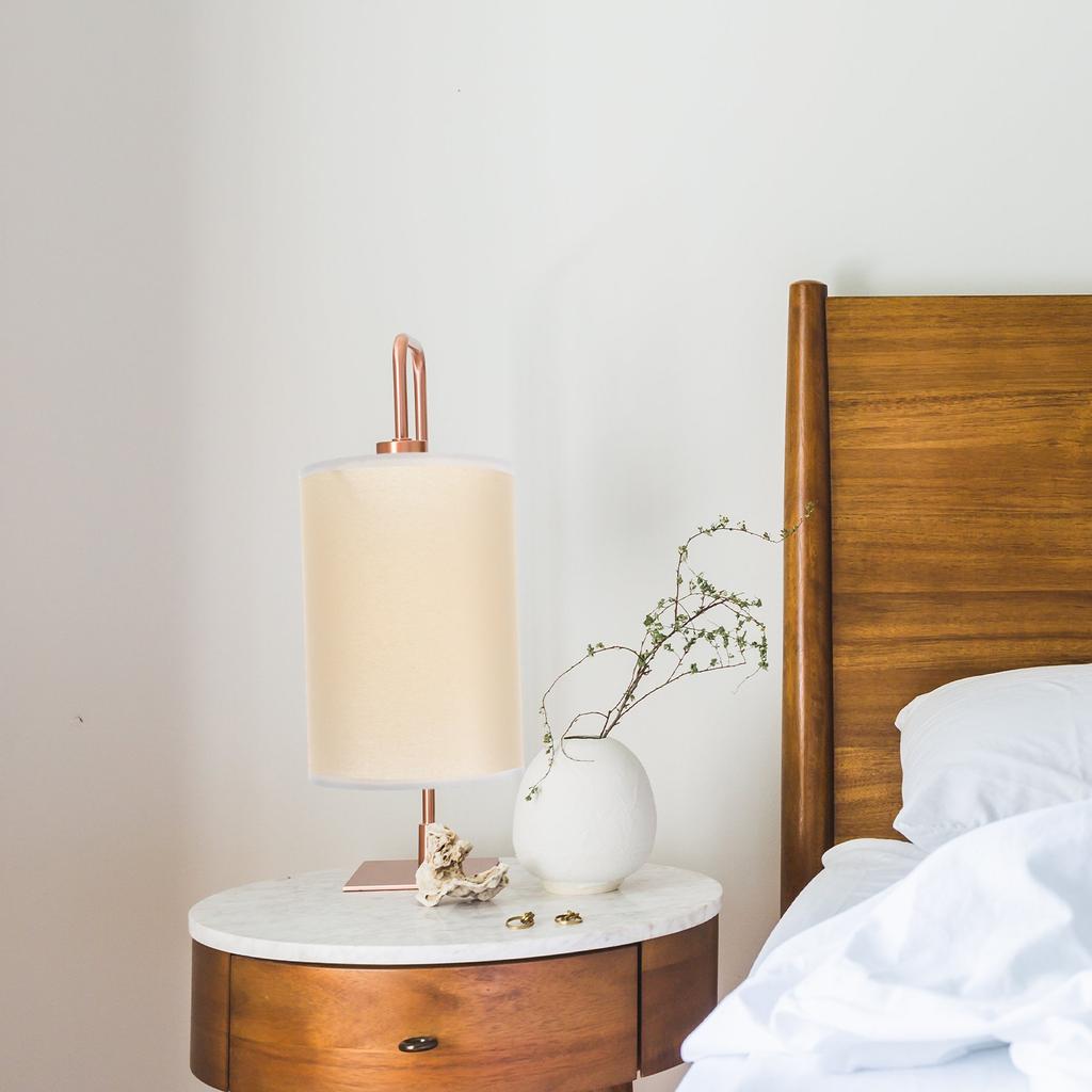 Cylindrical Lamp Shade E27 Lamp Holder Modern Minimalist Design for Bedside Wall Floor Lamps Bedroom Living Room Office Decor
