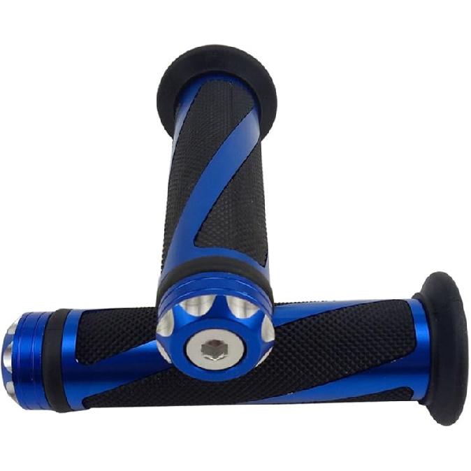 Universal Motorcycle Rubber Gel Handlebar Hand Grips For 7/8" Bar End Handle Bars Sports Bikes