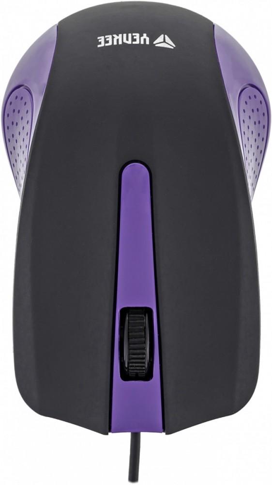 USB wired mouse, 3 buttons, rubberized surface
