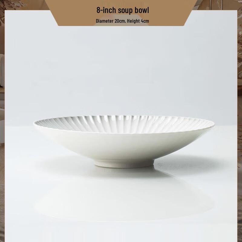LIU Ceramic Household Round Bowl Set