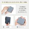 Slim Mini Wallet with Genuine Large Coin Travel Mini Pouch [imeetu] L-Shaped Zipper, Leather, Capacity, Purse, Thin, Lightweight, Slim, Compact,