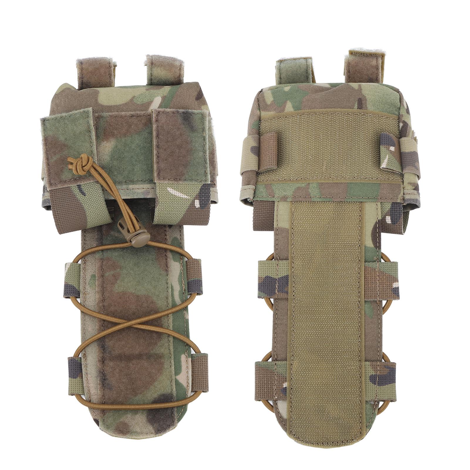 

Helmet Battery Pouch for MK2 Kaudura Helmet Battery Pack Storage Bag Accessory with Hook and for Shooting Cycling Hiking Camping