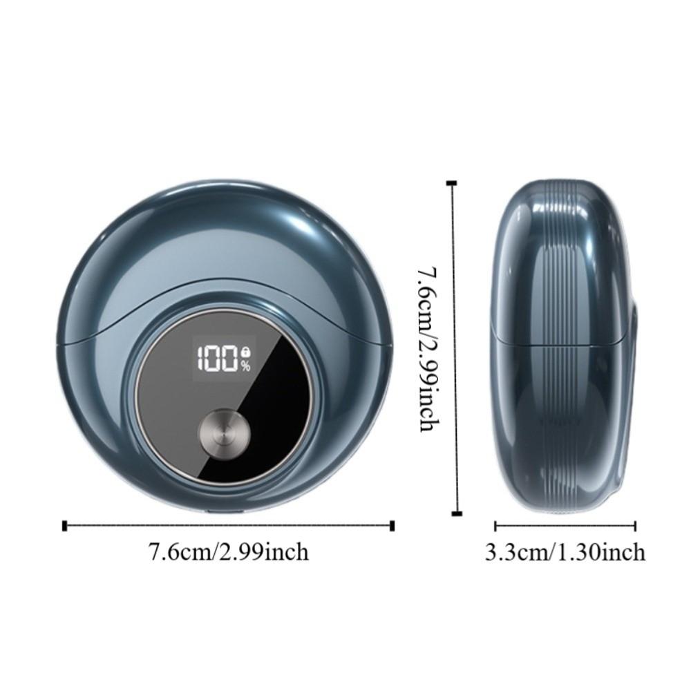 Double Head Electric Shaver Mini UFO Beard Razor Portable Rotating Razor  Household Use