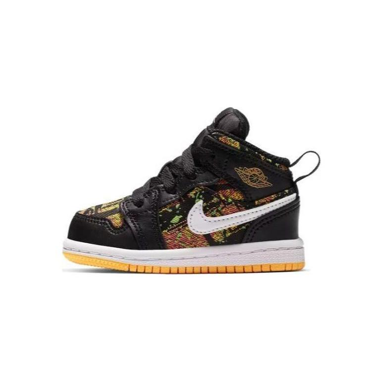 Jordan 1 Mid Black Laser Orange Bright Melon TD 644507-003 21
