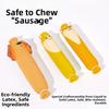 Latex Dog Chew Toy Squeaky Sound Bite-resistant Dog Grinding Teeth Stick Imitation Sausage Sound-Producing Toy Playing Time